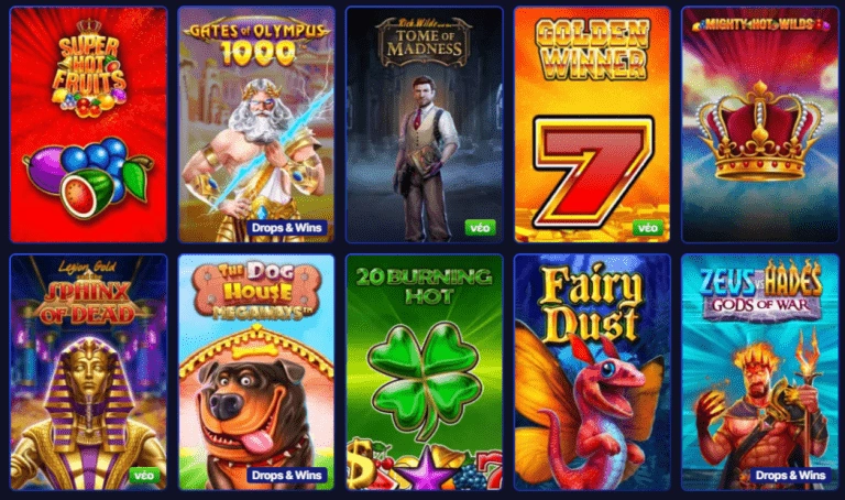 Game Collection at Elabet Casino Greece